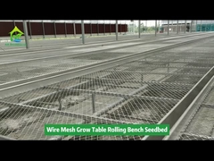 Zaaibedplanten Kwekerijapparatuur Beweegbaar gaas Kweektafel Groenten planten