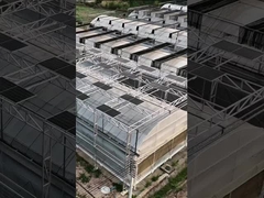 Moderne, intelligente Venlo polycarbonaat panelen fotovoltaïsche kas met meerdere overspanningen