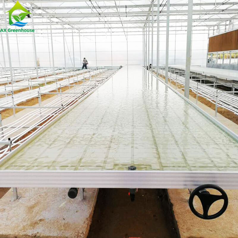 Ebb Flow Hydroponische mobiele hydroponische bodemloze cultuur Groeitafels Rollende bank voor zaaien