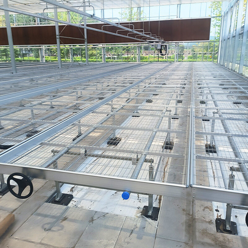 Lichtgewicht veelzijdige kasplantentafels, uitbreidbaar voor het kweken van diverse plantensoorten, roestbestendig