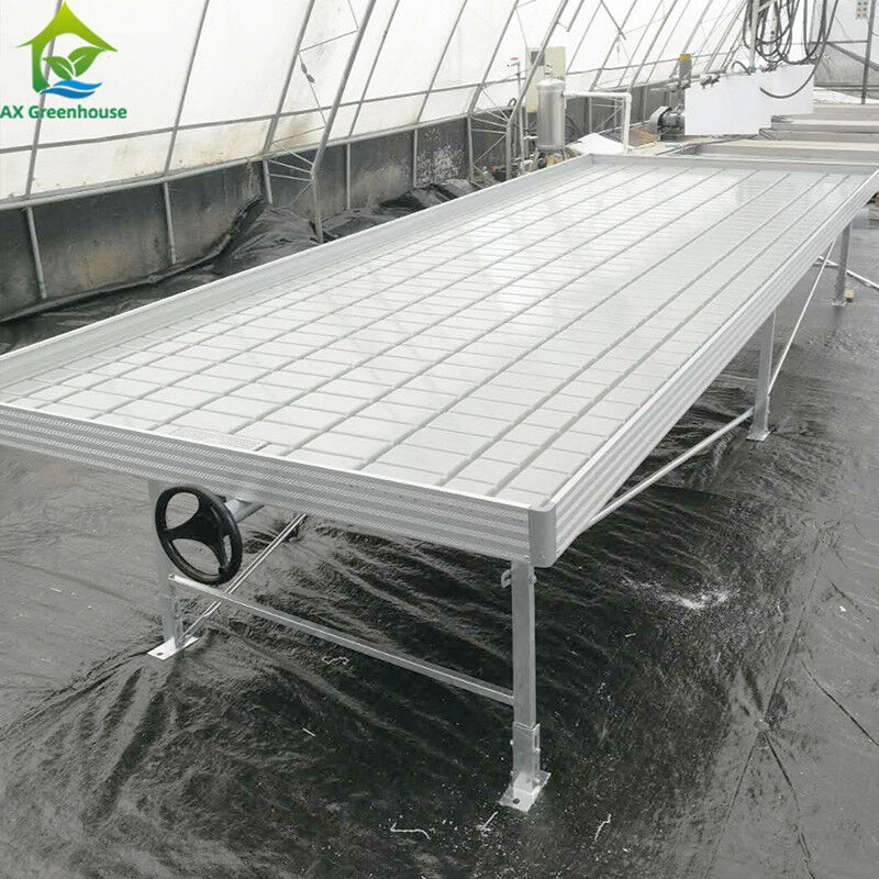 Ebb Flow Custom Double Layers Flood Grow Table Seedbed Rolling Bench Verplaatsbaar en geschikt voor bloemen