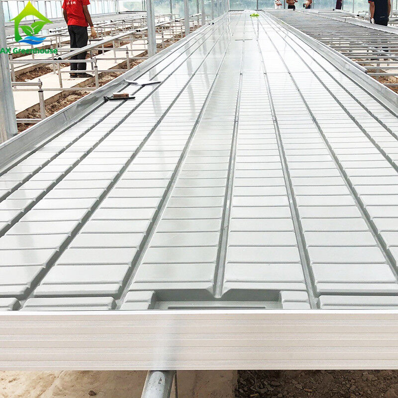 Ebb Flow Custom Double Layers Flood Grow Table Seedbed Rolling Bench Verplaatsbaar en geschikt voor bloemen