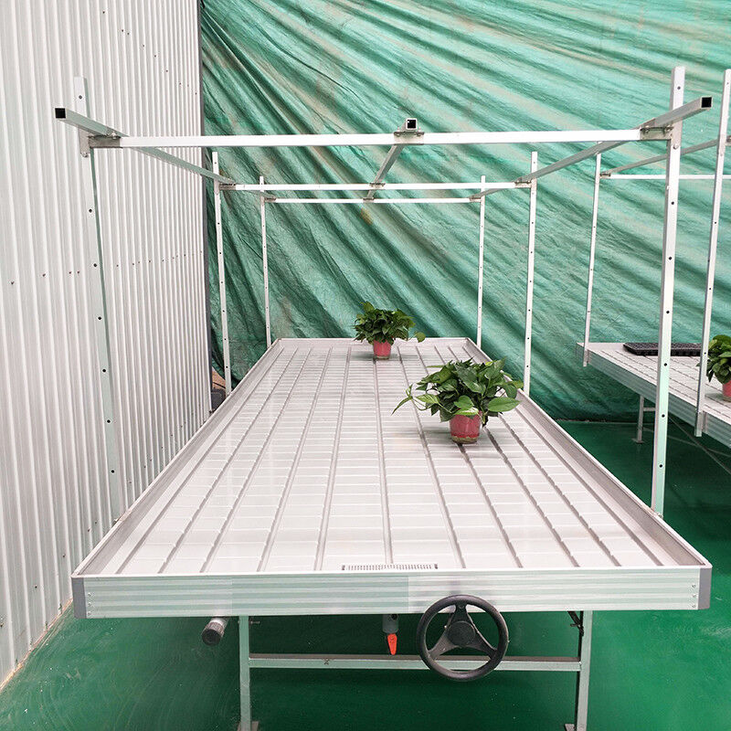 Ebb Flow Custom Double Layers Flood Grow Table Seedbed Rolling Bench Verplaatsbaar en geschikt voor bloemen