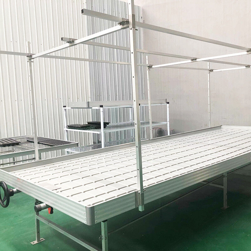 Ebb Flow Custom Double Layers Flood Grow Table Seedbed Rolling Bench Verplaatsbaar en geschikt voor bloemen